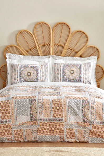 Lanita %100 Pamuk Çift Kişilik Nevresim Takımı Pembe - Resim 7