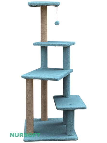 Nursoft Premium Tırmalama Tahtası Çok Katlı Uzun Büyük Boy Kedi Koltuk Tırmalama Koruyucu - Resim 3