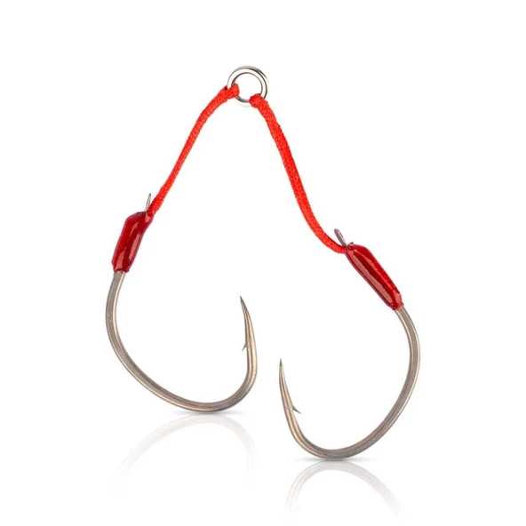 Mustad Alpha Point Ruthless Slow Fall Asist Olta İğnesi A-ASSIST3  TITAN STEEL NO:1 - 2Lİ ürün görseli