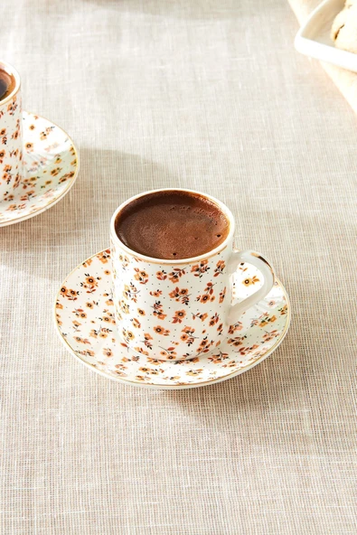 Suna 6 Kişilik Kahve Fincanı 90 ml - Resim 12