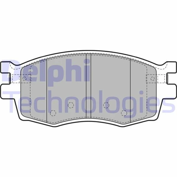 ÖN FREN BALATA HYUNDAI ACCENT ERA 1.4L 1.6L benzinli 06-10 1.5L CRDi dizel 06- / İ20 1.4L D4FC CRDi dizel 08- / KIA RIO 1.4L 1.6L benzinli 05- 1.5L CRDİ 06-  581011GE00-581011JA10-581011GA00 ürün görseli