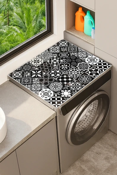 Valerine Life Çamaşır ve Kurutma Makinesi Üstü Düzenleyici Matı Örtüsü Kaymaz Sıvı Geçirmez 27CMD251017 ürün görseli