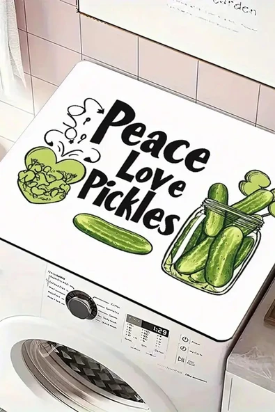 Valerine Life Çamaşır ve Kurutma Makinesi Üstü Düzenleyici Matı Örtüsü Kaymaz Sıvı Geçirmez 27251019 - Resim 3