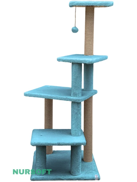 Nursoft Premium Tırmalama Tahtası Çok Katlı Uzun Büyük Boy Kedi Koltuk Tırmalama Koruyucu - Resim 2