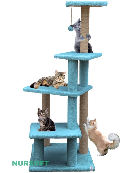 Nursoft Premium Tırmalama Tahtası Çok Katlı Uzun Büyük Boy Kedi Koltuk Tırmalama Koruyucu ürün görseli
