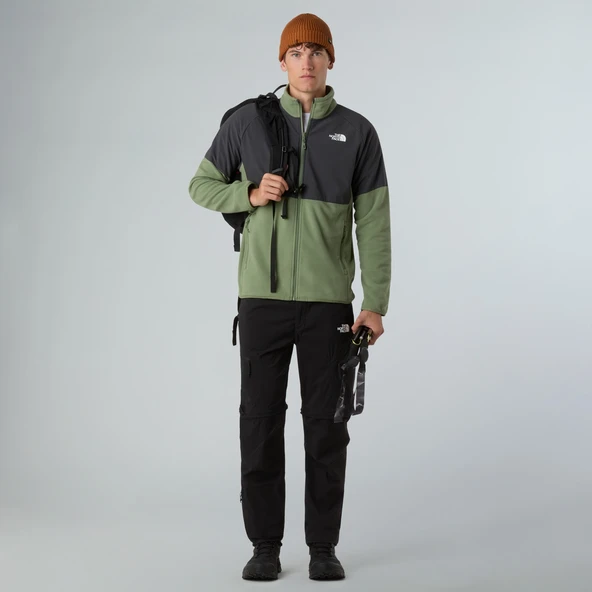 The North Face Erkek Glacier Heavyweight Tam Boy Fermuarlı Polar Nf0A89Jgdkı1 - Resim 3