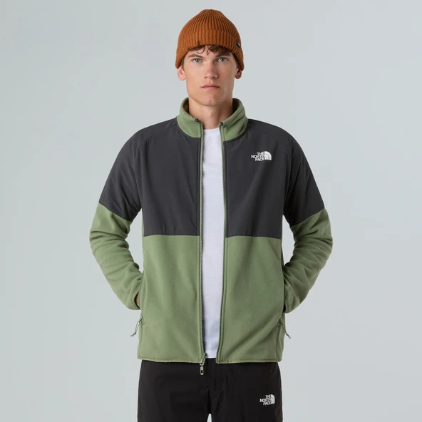 The North Face Erkek Glacier Heavyweight Tam Boy Fermuarlı Polar Nf0A89Jgdkı1 - Resim 2
