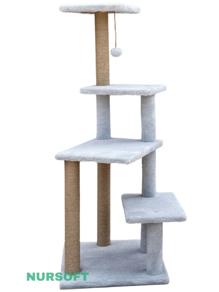 Nursoft Premium Tırmalama Tahtası Çok Katlı Uzun Büyük Boy Kedi Koltuk Tırmalama Koruyucu - Resim 3