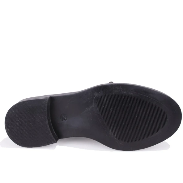 Dagoster DZA07-863705 Siyah Günlük Loafer  Kadın Ayakkabı - 4