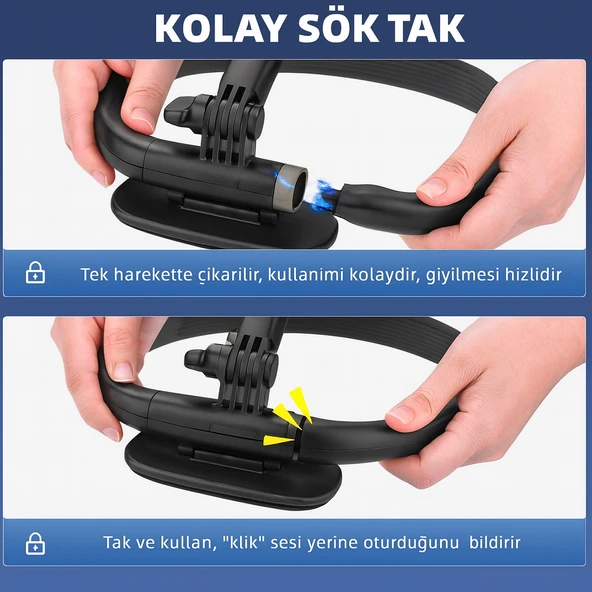 C156 Boyun Askılı Telefon Tutucu Eller Serbest Kullanım Film Oyun ve  Online Ders - 5