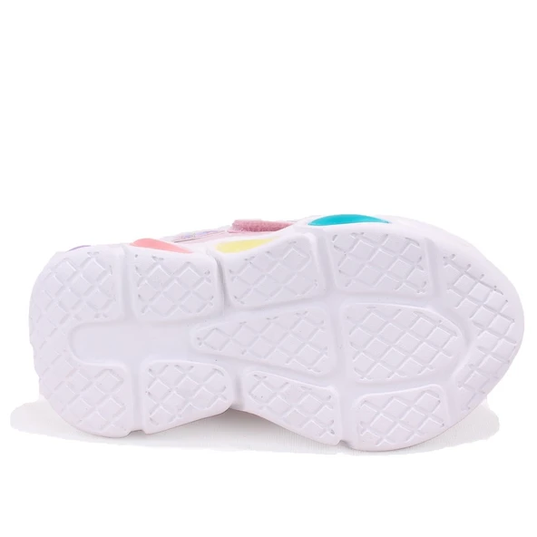 Vicco Lovely 346P25K234 Pudra Ortopedik Işıklı Kız Çocuk Spor Ayakkabı - 4