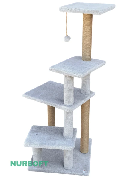 Nursoft Premium Tırmalama Tahtası Çok Katlı Uzun Büyük Boy Kedi Koltuk Tırmalama Koruyucu - Resim 2