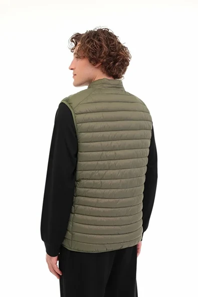 Lumberjack Star Vest Erkek Yelek - Haki - Resim 3