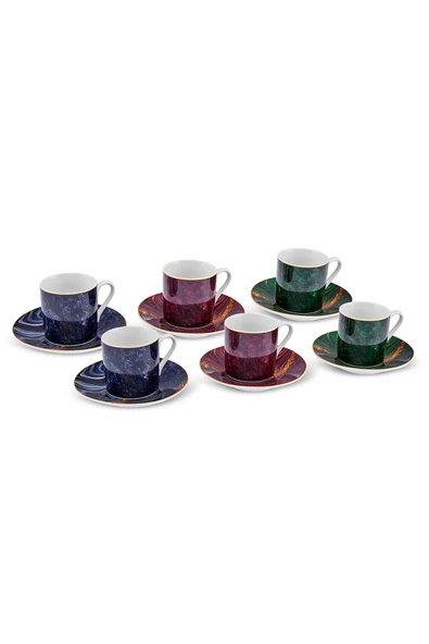 Beril 6 Kişilik Kahve Fincanı 80 ml - Resim 4