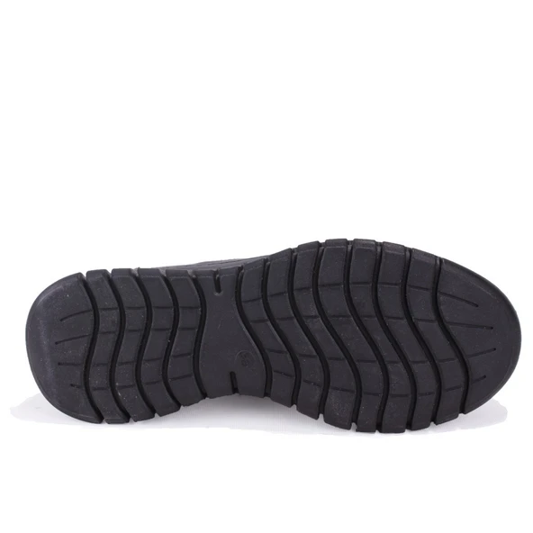 Dagoster DZA07-122044654 Siyah Ortopedik Günlük  Deri Kadın Ayakkabı - Resim 4