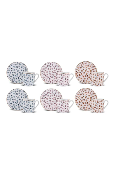 Suna 6 Kişilik Kahve Fincanı 90 ml - Resim 5