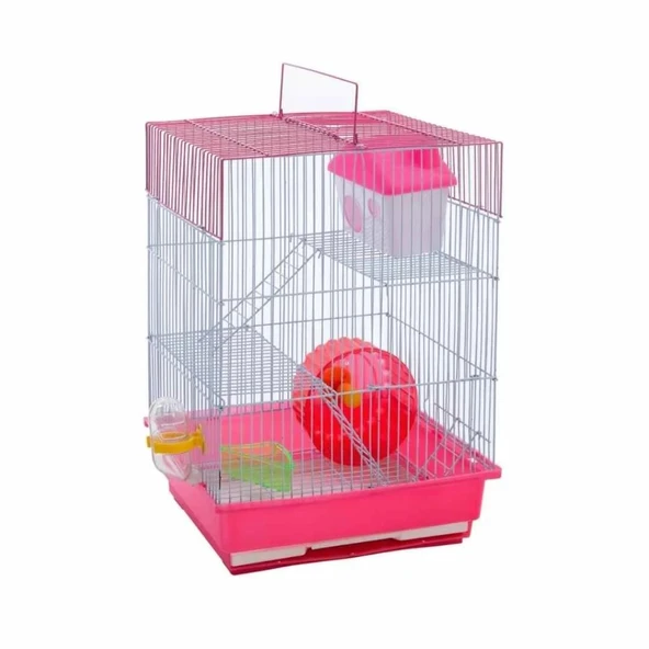 Nanbell Hamster Gonzales Kafesi 40X26X39 cm