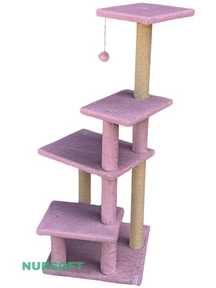 Nursoft Premium Tırmalama Tahtası Çok Katlı Uzun Büyük Boy Kedi Koltuk Tırmalama Koruyucu - Resim 3