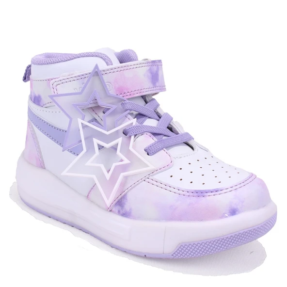 Vicco Yenni 946P25K416 Lila Ortopedik Günlük Işıklı  Kız Çocuk Spor Bot ürün görseli 1
