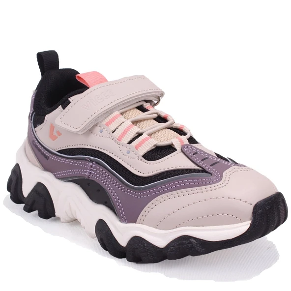 Vicco Pote 346F25K244 Bej Ortopedik Günlük Kız Çocuk Spor Ayakkabı ürün görseli 1