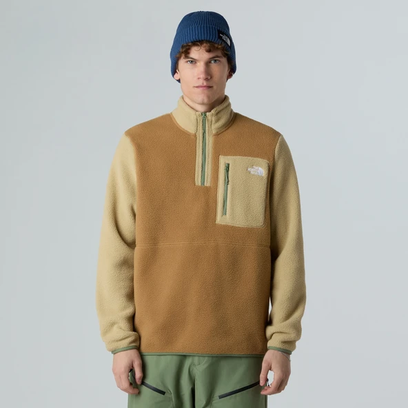 The North Face Erkek Yumiori 1/4 Fermuarlı Polar Ceket NF0A883SEVO1 ürün görseli