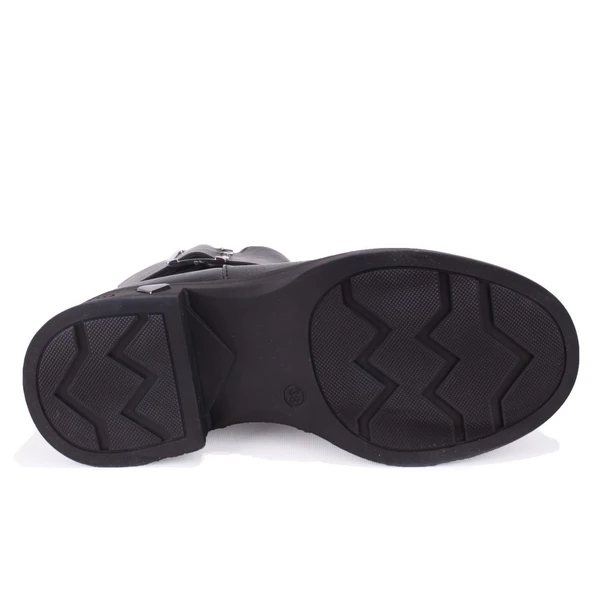 Dagoster DZA07-1004V042 Siyah Günlük Düz Topuk Kadın Bot - 4