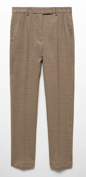 Mango Orta belli dar pantolon - Resim 5