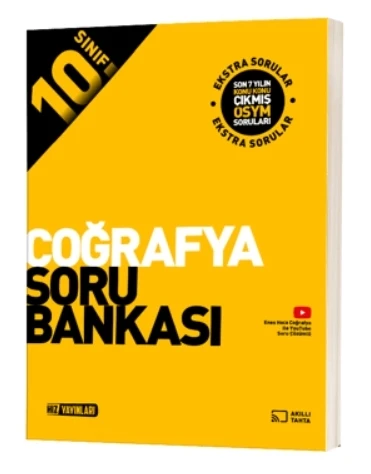 Hız Yayınları 10. Sınıf Coğrafya Soru Bankası ürün görseli