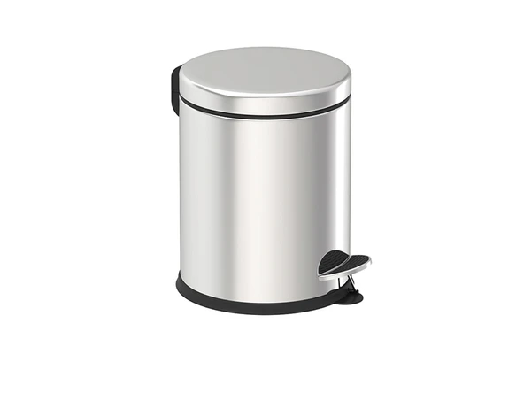 İzmir Fırça Luna 3  lt. paslanmaz pedallı  çöp kovası - 4100559486 - Resim 3