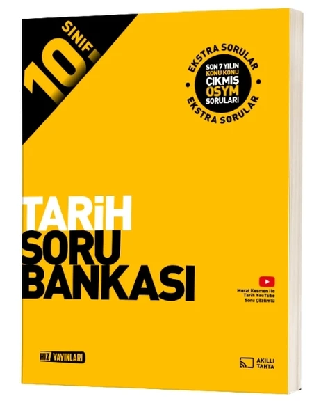 Hız Yayınları 10. Sınıf Tarih Soru Bankası ürün görseli