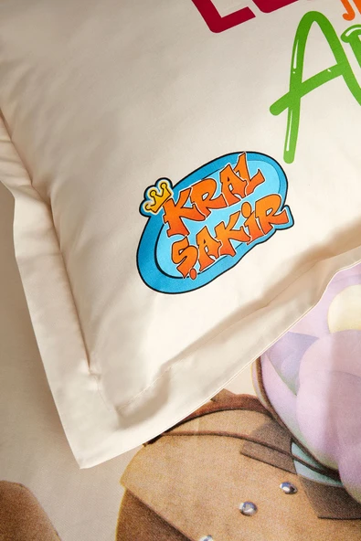 X Kral Şakir Macera Başlıyor Tek Kişilik Nevresim Takımı - Resim 5