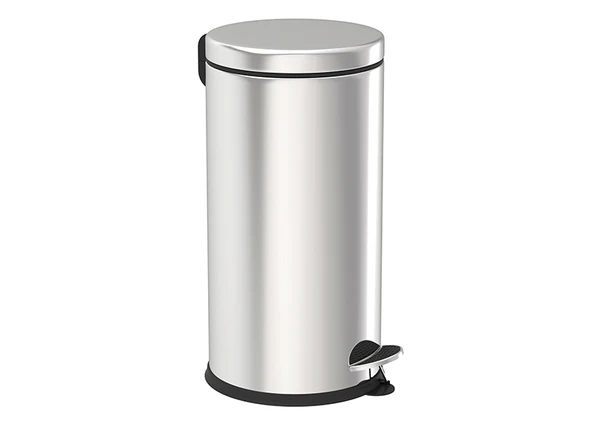 İzmir Fırça Luna 40  lt. paslanmaz pedallı  çöp kovası - 4100559554 - 2