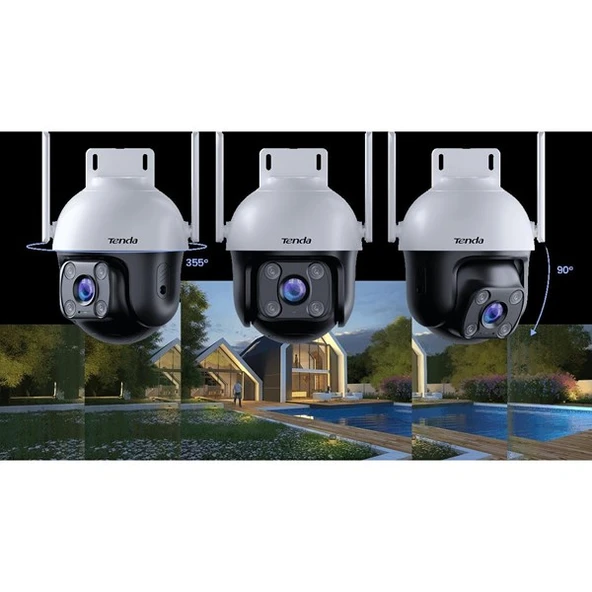 <![CDATA[TENDA 2MP CH3 Kablosuz Outdoor Pan/Tilt IP Kamera]]> - 3