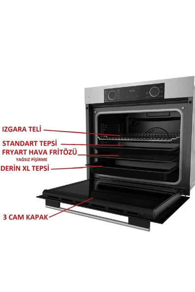 Ferre FRYART MEGA SERİSİ ANKASTRE SET ( XE63MI + RS035 + D063 ) - 1