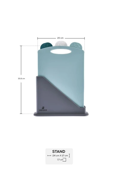 Drew 4 Parça Kesme Tahtası 31 Cm - 10