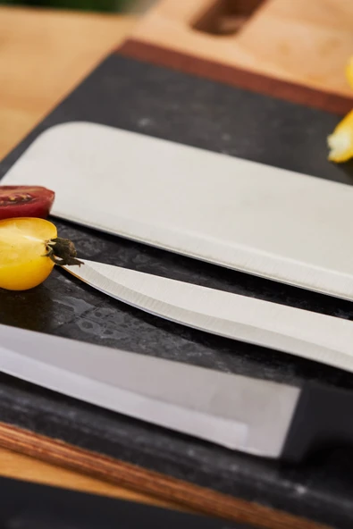 Keenover 3in1 Soyma/Doğrama/Satır/Soyacaklı Standlı 10 Parça Bıçak Seti - Resim 5