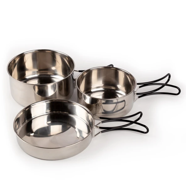 Evolite Evercamp 2-3 Kişilik Çelik Tencere Seti - Resim 4