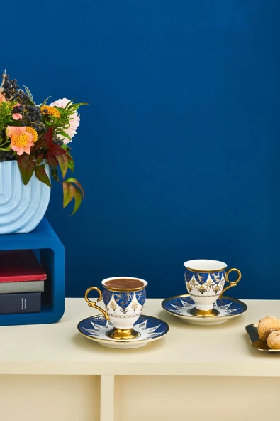 Merve 2 Kişilik Kahve Fincanı 100 ml - Resim 9