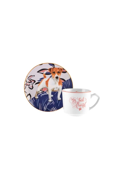 Perro 6 Kişilik Kahve Fincan Takımı 80 ml - Resim 6