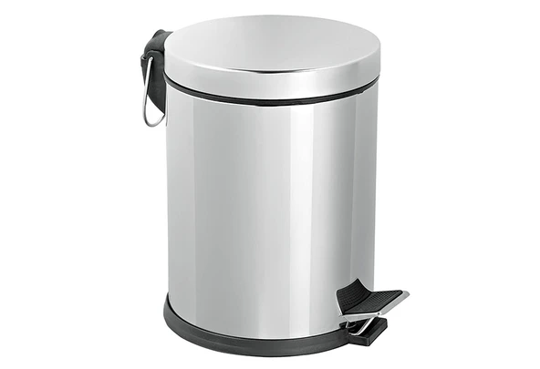İzmir Fırça Luna 16  lt. paslanmaz pedallı  çöp kovası - 4100559523 ürün görseli