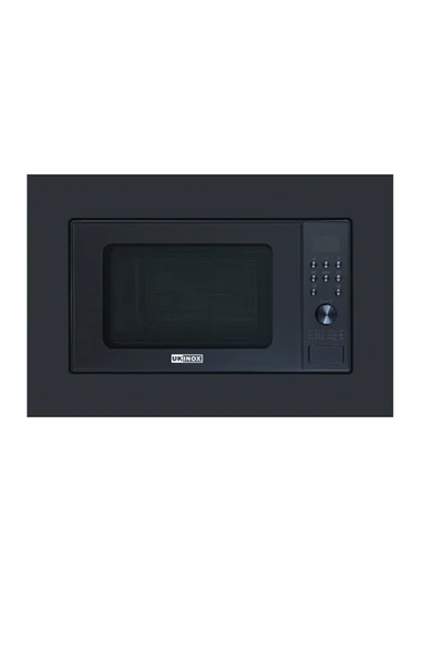 ukinox UKİNOX NANO-X SİYAH ANKASTRE MİKRODALGA - 1