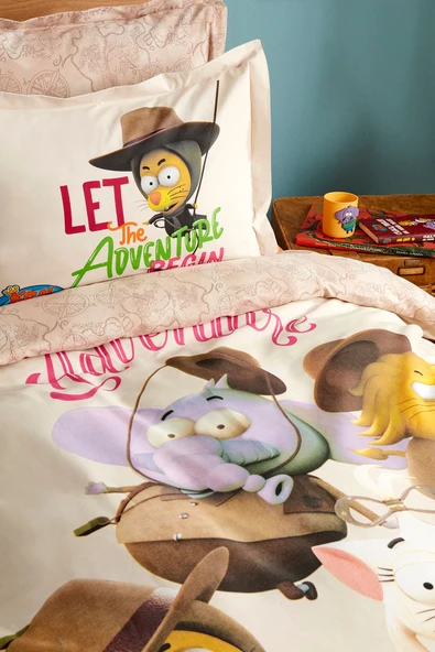 X Kral Şakir Macera Başlıyor Tek Kişilik Nevresim Takımı - Resim 11