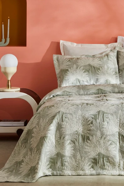 Reilla Çift Kişilik Yatak Örtüsü Mint ürün görseli