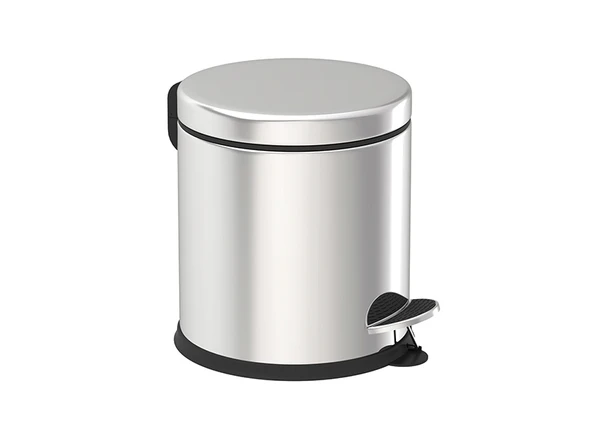 İzmir Fırça Luna 20  lt. paslanmaz pedallı  çöp kovası - 4100559530 - Resim 2