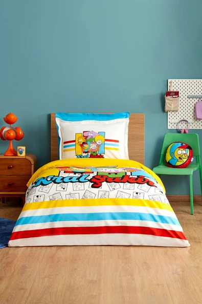 Kral Şakir Sıkı Dostlar Tek Kişilik Nevresim Takımı - Resim 10