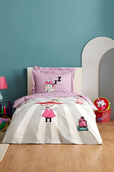 X Kral Şakir Canan Tek Kişilik Nevresim Takımı - Resim 9