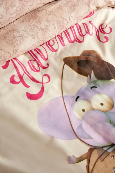 X Kral Şakir Macera Başlıyor Tek Kişilik Nevresim Takımı - Resim 6