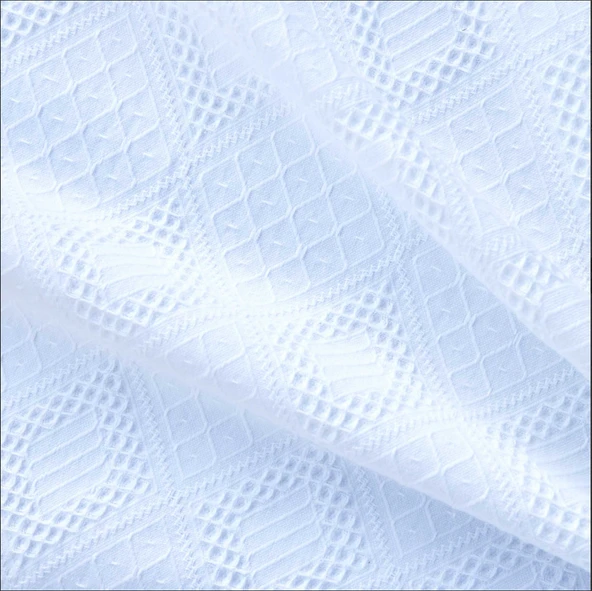 Karaca Home Murillo Çift Kişilik Pike Beyaz - Resim 6