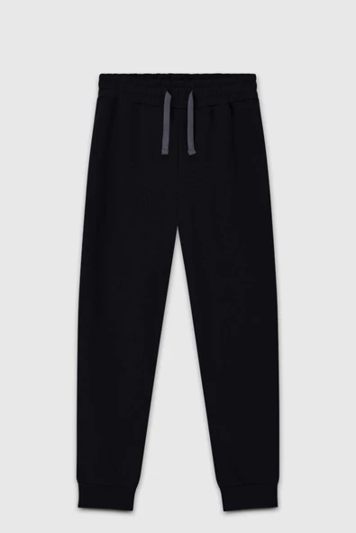 United Colors of Benetton Erkek Çocuk BNT-B23336 Jogger Eşofman Altı Siyah - 1