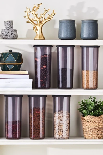 Rise 9'lu Saklama Kabı Antrasit - Resim 9